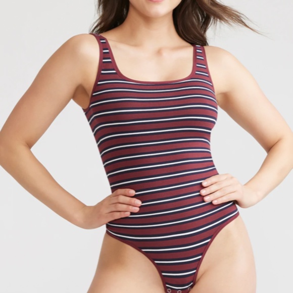 Yummie Ruby Striped Bodysuit - Picture 3 of 9